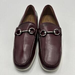 Harrison Myles Comfort Cushioning MAROON Slid On Loafers Men's Size 8.5